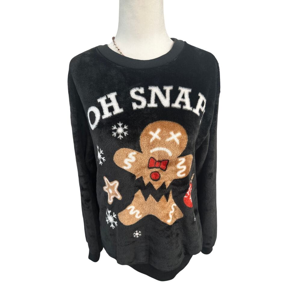 Wound Up Gingerbread Ugly Christmas Sweater, Size Small - So soft & cozy!
